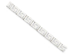 FJC Finejewelers Sterling Silver Greek Key Bracelet