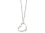 FJC Finejewelers Sterling Silver Heart Necklace