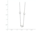 FJC Finejewelers Sterling Silver Cubic Zirconia Extension Necklace