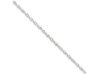 FJC Finejewelers Sterling Silver 2mm Singapore Chain Anklet