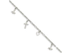 FJC Finejewelers Sterling Silver 10 Anklet