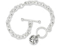FJC Finejewelers Sterling Silver Soccer Ball Bracelet
