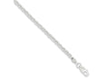 FJC Finejewelers Sterling Silver 3mm Double Link Charm Bracelet