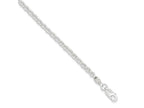 FJC Finejewelers Sterling Silver 3mm Double Link Charm Bracelet