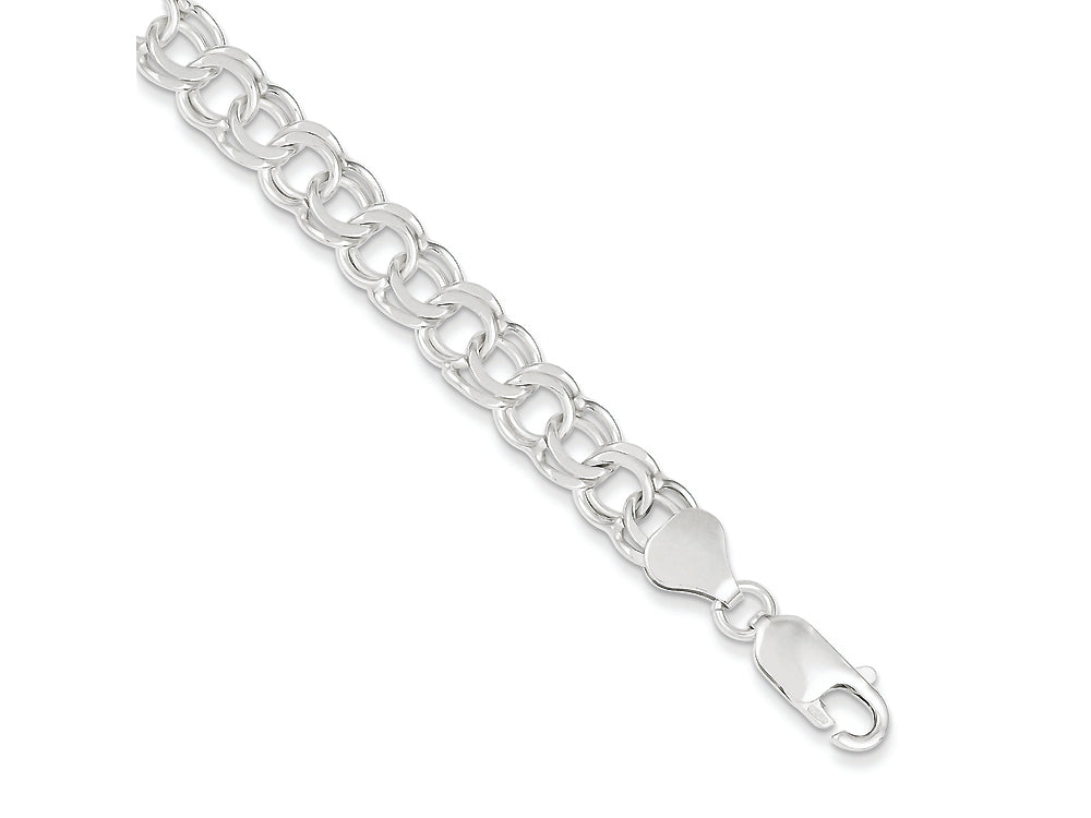 FJC Finejewelers Sterling Silver 7.6mm Charm Link