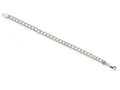 Amore LaVita Sterling Silver 6mm Double Link Charm Bracelet 7 inches (6.0mm)
