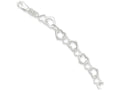 FJC Finejewelers Sterling Silver Hearts Bracelet