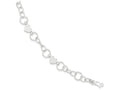 FJC Finejewelers Sterling Silver Heart Bracelet