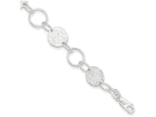 FJC Finejewelers Sterling Silver Fancy Circle Bracelet