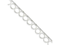 FJC Finejewelers Sterling Silver Dangle Circles Anklet