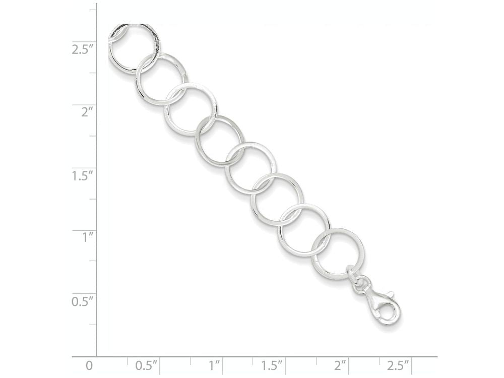 FJC Finejewelers Sterling Silver Circle Bracelet