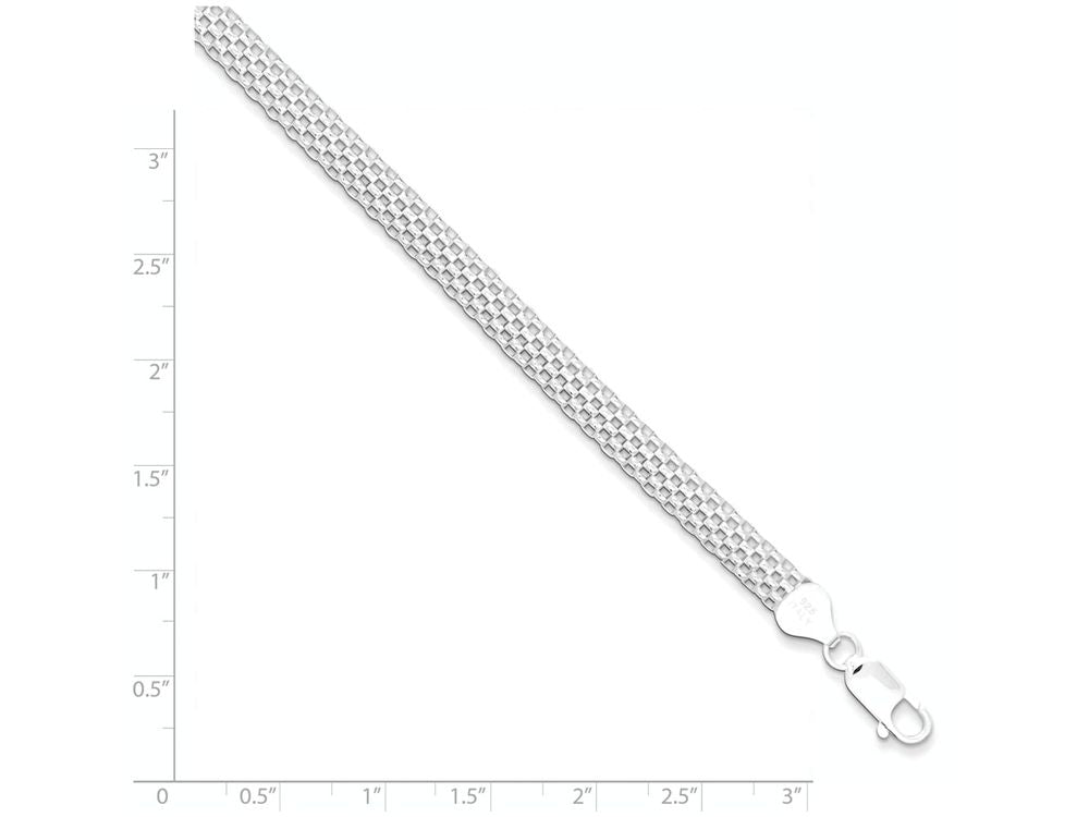 FJC Finejewelers Sterling Silver 6mm Mesh Bracelet