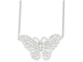FJC Finejewelers Sterling Silver Butterfly Necklace
