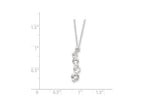 FJC Finejewelers Sterling Silver Cubic Zirconia Journey Necklace