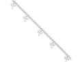 FJC Finejewelers Sterling Silver Polished Dragonfly With 1in Ext. Anklet