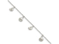 FJC Finejewelers Sterling Silver Polished Sea Shell Anklet
