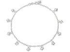 FJC Finejewelers Sterling Silver Polished Puffed Heart Anklet