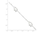 FJC Finejewelers Sterling Silver Polished Elephant With 2in Ext. Anklet