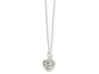 FJC Finejewelers Sterling Silver Polished Puffed Heart Necklace