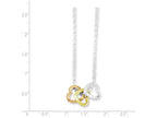 FJC Finejewelers Sterling Silver Polished Fancy Heart Necklace