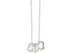 FJC Finejewelers Sterling Silver Polished Fancy Heart Necklace