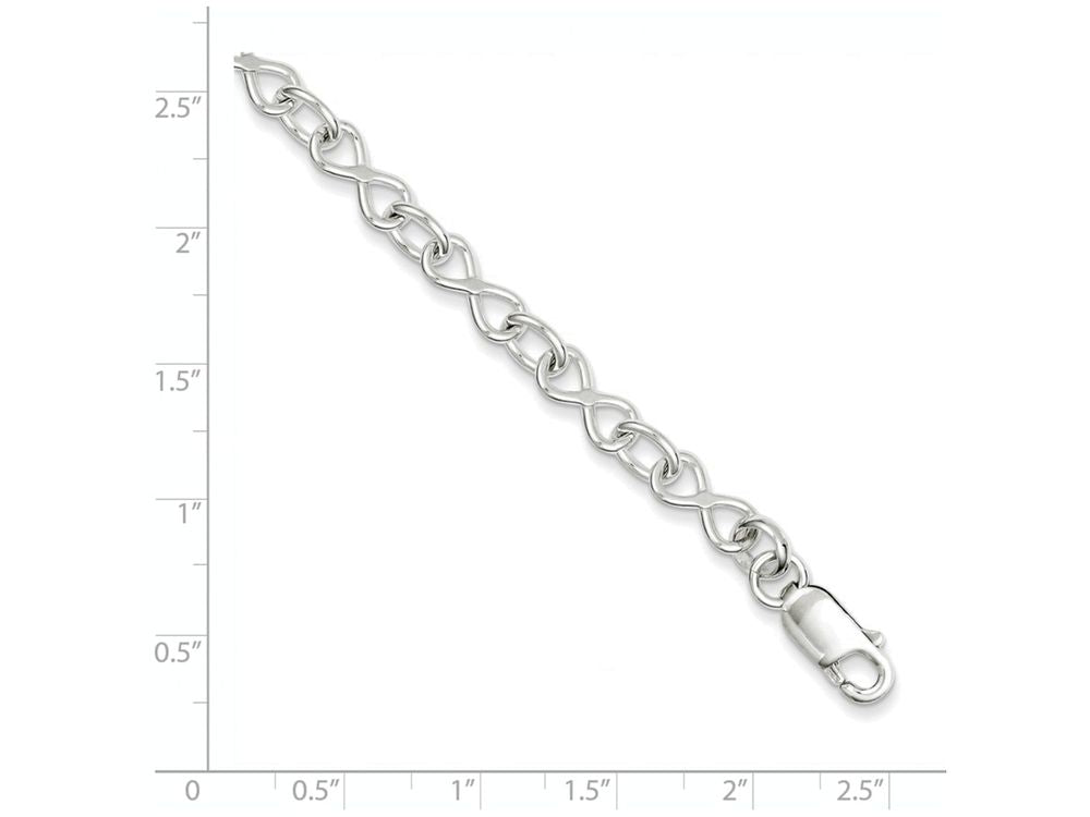 FJC Finejewelers Sterling Silver Polished Fancy Link Bracelet