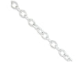 FJC Finejewelers Sterling Silver Polished Fancy Link Toggle Bracelet