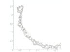 FJC Finejewelers Sterling Silver Linked Heart Bracelet
