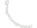 FJC Finejewelers Sterling Silver Linked Heart Bracelet