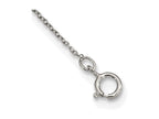 FJC Finejewelers Sterling Silver White Stellux Crystal 10mm Pendant Necklace