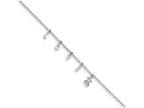 FJC Finejewelers Sterling Silver 10 W/1 Ext. Anklet