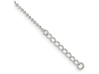 FJC Finejewelers Sterling Silver 10 W/1ext. Anklet