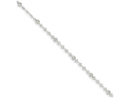 FJC Finejewelers Sterling Silver W/ 1in Ext. Anklet