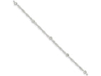 FJC Finejewelers Sterling Silver W/ 1in Ext. Anklet