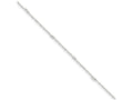 FJC Finejewelers Sterling Silver W/ 1in Ext. Anklet