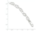 FJC Finejewelers Sterling Silver Polished And Textured Fancy Bracelet