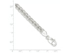 FJC Finejewelers Sterling Silver Polished And Textured Fancy Bracelet