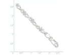 FJC Finejewelers Sterling Silver Polished Fancy Link Bracelet