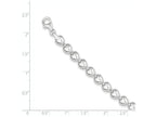 FJC Finejewelers Sterling Silver Polished Heart Bracelet