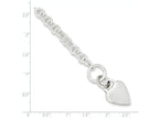 FJC Finejewelers Sterling Silver Polished Heart Bracelet