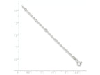 FJC Finejewelers Sterling Silver With 1in Ext Fancy Bracelet