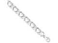 FJC Finejewelers Sterling Silver Polished And Satin X And O Bracelet