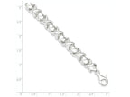 FJC Finejewelers Sterling Silver Polished X And O Bracelet