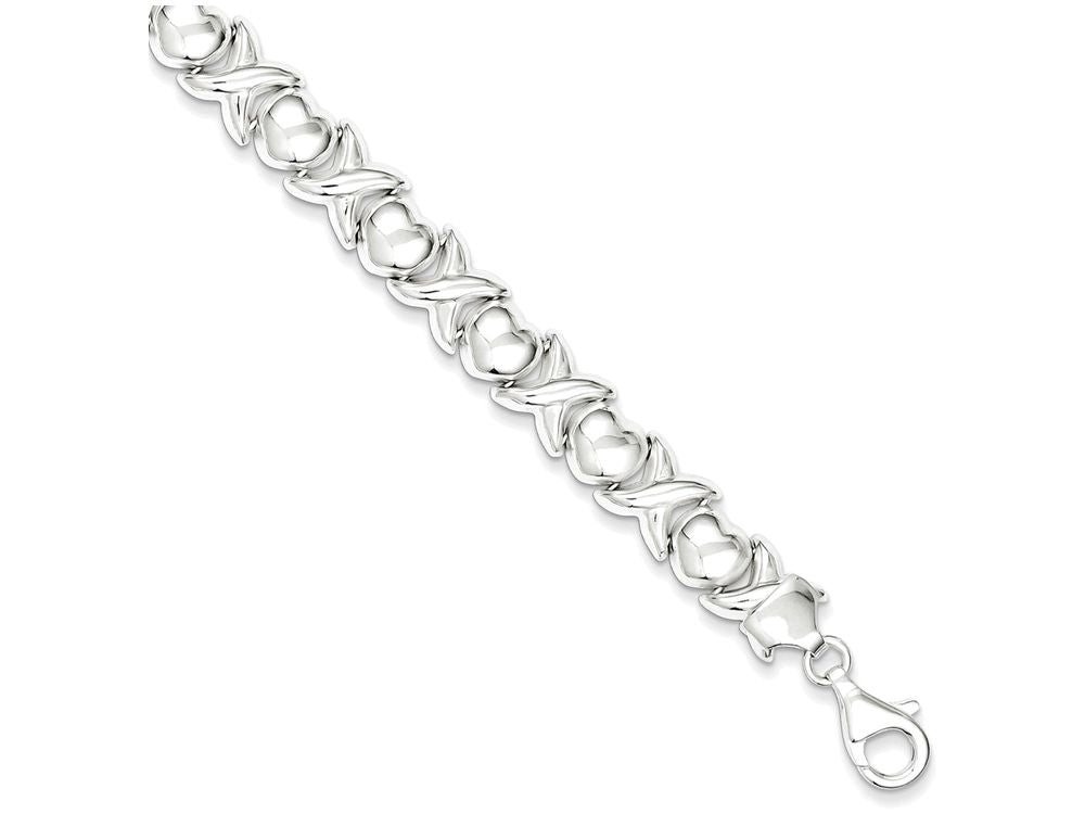 FJC Finejewelers Sterling Silver Polished X And O Bracelet