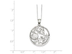 FJC Finejewelers Sterling Silver Seahorse, Starfish And Shell Pendant Necklace - Chain Included