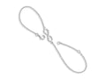 FJC Finejewelers Sterling Silver With CZ Infinity Symbol W/ 1 In Ext Infinity Bracelet
