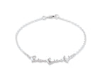 FJC Finejewelers Sterling Silver 3 Dolphins Anklet