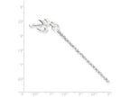 FJC Finejewelers Sterling Silver 10inch Solid Polished Palm Tree Anklet