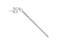 FJC Finejewelers Sterling Silver 10inch Solid Polished Palm Tree Anklet