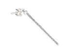 FJC Finejewelers Sterling Silver 10inch Solid Polished Palm Tree Anklet